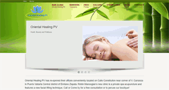 Desktop Screenshot of orientalhealingpv.com