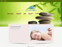 Tablet Screenshot of orientalhealingpv.com